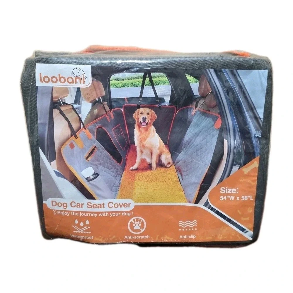 Dog Back Seat Cover, Waterproof, Anti Scratch, Anti Slip, 54